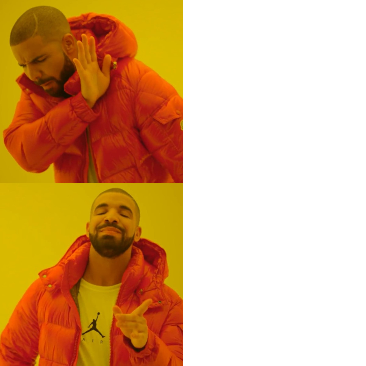 Drake Hotline Bling meme about Function of Beauty