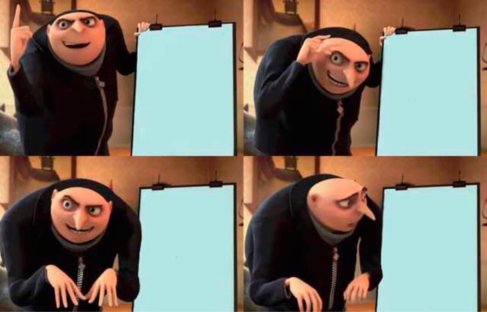 Gru's Plan meme about Function of Beauty